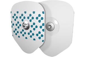 MEDNEX 50 Einweg-EKG-Elektroden, 36 x 48 mm, für Stresstests und Basalüberwachung, hypoallergenes solides Gel, sichere Haftung, kompatibel mit allen EKG-Modellen - Packung mit 50 Stück