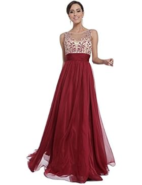 WintCO Damen Elegantes Langes Abendkleid Rueckenfreie Maxikleid Bodenlang Partykleid Cocktailkleid