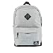 Produktbild SEVENTEEN LONDON - Moderner und Unisex 'Westminster' Rucksack in grau mit Einer schwarzen Basis aus Fauxwildleder und Einem klassischen Design im Schultasche-Stil - perfekt für 15.6-Zoll-Laptops