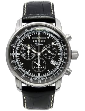 Zeppelin Herren-Armbanduhr 100 Jahre Chronograph Quarz Leder 7680-2