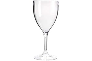 HIEEY Virtually Unbreakable Large Polycarbonate Wine Glass (Pack of 4)