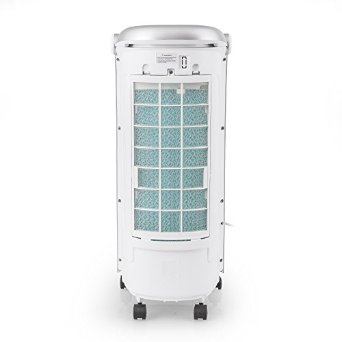 TROTEC Aircooler / mobiles Klimagerät PAE 25 4 in 1 – Gerät: Luftkühler, Ventilator, Luftbefeuchter, und Lufterfrischer (inkl. flüsterleisem Nachtmodus, Fernbedienung, LED-Display uvm.) - 2