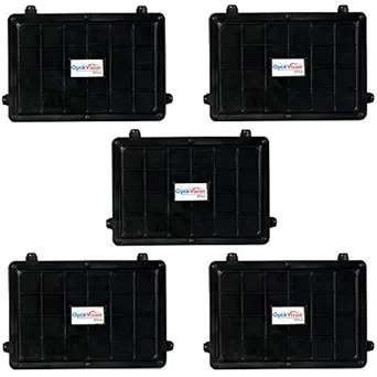 Optik vision gold Fiber Optic Joint Box 4 Hole { pack of 5 pice } Termination Enclosure Box OFC Splicing Tray