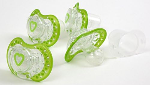 Haberman Lovi Soother (3-6 Months, Pack of 2, Green)