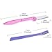 Lictin 4 Pcs Eyebrow Razor Trimmer Shaper Kit, Cheek Facial Hair Remover Women's Trimmer Shaving Grooming Kit with 24 Pcs Eyebrow Stencil Grooming Shaping Templates