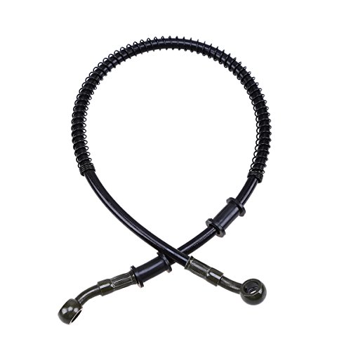 Preisvergleich Produktbild Motorrad Bremsleitung Bremsschlauch, 50cm, Schwarz