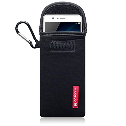 Huawei Honor 8 Funda de Neopreno  sistema de cierre con velcro - Negro