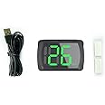 Car HUD Headup Display MPH GPS Digital Speedometer with LED Large Font Display for Car Truck SUV Motorcycle(With Car Charge Adapter,MPH)