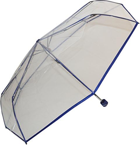 Soake Clear Folding Umbrella - Blue