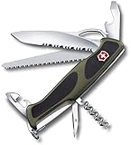 Victorinox 0.9563.MWC4 Couteau VITCORINOX RANGERGRIP 179, Vert, 130 mm