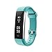 Price comparison product image Smart Bracelet, Bluetooth 4.0 Waterproof Fitness Tracker with 0.86 OLED Touch Panel, Pedometer, Sport Activity Tracker, Sedentary and Sleeping Quality Monitor, Good Smart Watch for iPhone X/8/7/6, iPad, Samsung Galaxy S9/S8/S7/Edge
