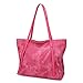 Produktbild Frauen Nylon Tote Handtasche Casual Multi Pocket Elegante Arbeit Tasche Schultertasche Große Klassische Frauen Geldbörse,Pink-OneSize