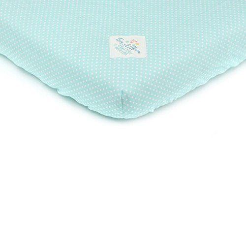 Preisvergleich Produktbild Fun with Mum Bettlaken M - Spannbettlaken für Baby - Magic Turquoise