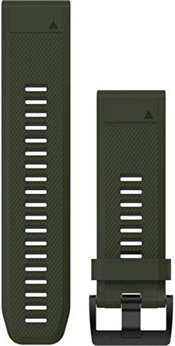 Preisvergleich Produktbild Garmin QuickFit 26-Watchband Green Silicone, 010-12517-03 (Green Silicone)