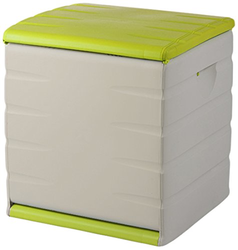 Plastiken (HLKRQ) Space Save Baúles, Verde, 60x61x53 cm