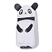 Produktbild San Wood – Federmäppchen mit Panda-Motiv, Kunstleder, großes Fassungsvermögen, für die Schule, Geschenk