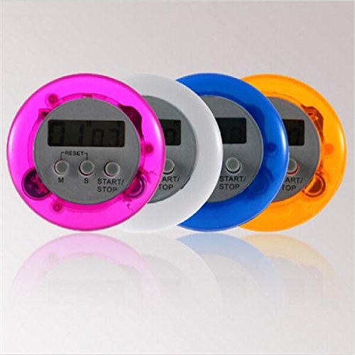 Küchentimer, multi-plastique Chronometer Elektronische rund chronomètres-Zähler-Küche Farbe zufällige - 6