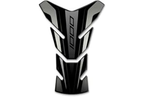 AZGRAPHISHOP Protège-réservoir en résine 3D compatible avec Kawasaki Versys 1000 GP-278(NWS) (gris)