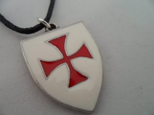 Knights Templar enameled Shield Pendant