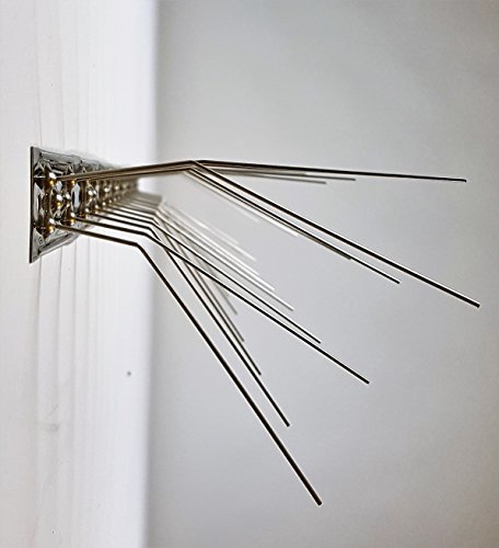 5 Meter (10 St.) Schwalbenabwehr Schwalbenabwehrspikes Taubenabwehr komplett aus Edelstahl, 50 cm lang - 3