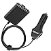 Price comparison product image ELECCTV 4-port USB Car Kits with 2M Optimal Cable Friendly for Front/Back Seat Passenger, Compatible for Apple, Android and Other USB Powered Devices