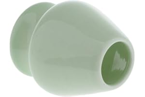 HomeDecTime Support de Matcha Porte-Fouet en Céramique, 7,5x6,5 cm - Vert