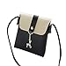 Produktbild Rovinci Frauen Umhängetasche Vintage kleine Hirsch Anhänger PU Leder Crossbody Handtasche Damenhandtasche Beuteltote Handtaschen Unterarmtasche Cross-Body Taschen Schultertasche Umhängetasche Schulterbeutel Magnetverschluss (Schwarz)