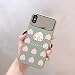Produktbild SHOUJIQQ iPhone Hülle,Apple Handy Shell Einfache Matcha Green Cartoon Obst Pfirsich Soft Shell Classic Wear-Resistant Anti-Fall Für iPhone X/Xs/Xs Max/Xr
