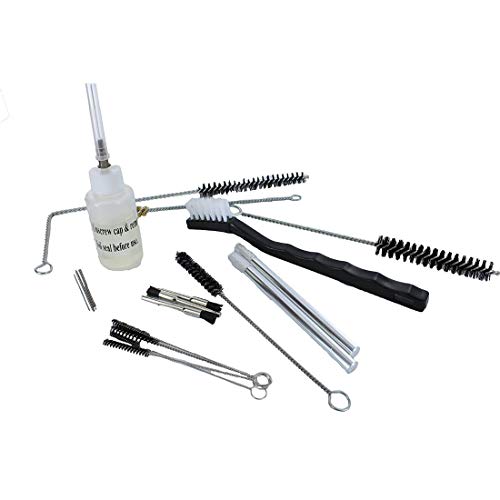 DIY Crafts Design # No 4, Pack Of 22 Pcs, Brand Professional 20 Piece Spray Gun Cleaning Kit with Case, Complete Set to Clean HVLP Paint Guns, Air Tools, Gravity, Det (Design # No 4, Pack Of 22 Pcs)