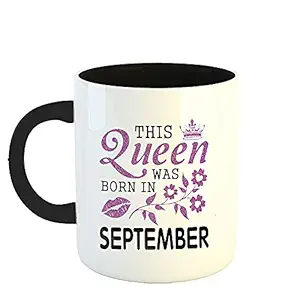 Happu - Happy Birthday Special Printed Ceramic Coffee Mug with Quotes, Birthday Gift, Gift for Friend, Gift for Mother/Wife/Girlfriend/Sweatheart/Sister/Fiances, 325 ML, HP-0332-CMG-3T-BK