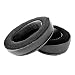 Produktbild Ohrpolster Brainwavz HM5 - HYBRID - Kunstleder und Velours - gerade - schwarz (earpads - HYBRID - pleather and velour - not-angled - black)