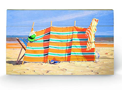 Preisvergleich Produktbild Pyramid International Heatwave Kunstdruck, auf Holz, groß