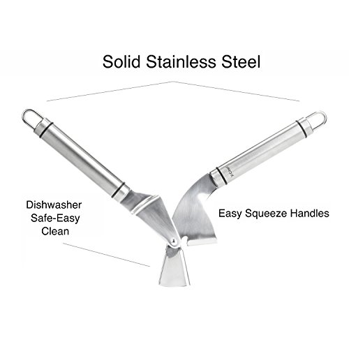 Knoblauchpresse, X-Chef Knoblauch Fleischwolf und Sparschäler Set Silikon Tube Roller - 2