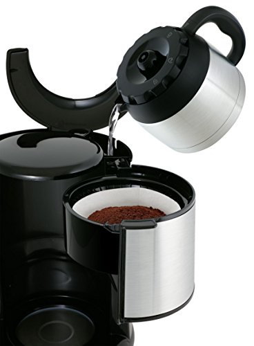 Moulinex FT3628 Thermo-digitaler Timer Kaffeemaschine Subito, 4 Programme, Isolierkanne, 0,9 L, edelstahl / matt schwarz - 8