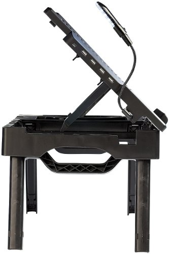 General Office Notebook-Tisch mit LED-Lampe - 3