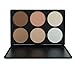 ZoyAsh Professional 6 Colors Makeup Cosmetic Contour High Quality Concealer Face Powder Palette in a Box