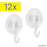 También puedes usar dos o más ganchos de ventosas para colgar bolsas de malla, tendederos, cortinas de baño, contenedores de jabón, etc. (se vende por separado)