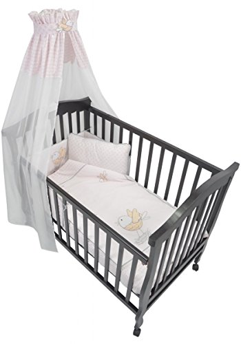 Preisvergleich Produktbild Belily Baby Bettset : Himmel, Nestchen und Bettwäsche (Lilly)