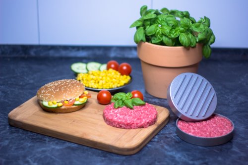 Hamburger-Presse, Hamburgerpresse, Burgerpresse, BBQ, Grillen Frikadellen - 6