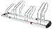 Produktbild Urbany® City Projects Adult Fahrradständer einseitig nutzbar für 4 Fahrräder Stahl verzinkt Bodenmontage silber Abmessungen (BxTxH): ca. 153 x 47 x 47 cm