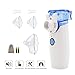 Produktbild Tragbar Inhalator Vernebler, DEYACE Vernebler Inhalationsgeräte Set mit 3 Maske und 2 Mundstück für Baby Kinder und Erwachsene Ultraschall Leise, 2 AA Batterien & Tragbare Aufbewahrungstasche