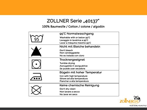 ZOLLNER® strapazierfähiger Matratzenmolton / Matratzenspannauflage / Matratzenschoner 100% Baumwolle, Größe ca. 140×200 cm, in weiteren Größen erhältlich, direkt vom Hotelwäschespezialisten, Serie „40137“ - 2