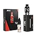 Produktbild JOMO TECH 80W E Zigarette Starter Set Box Mod kit, 0.5ohm/2.0ml 510-Gewinde Verdampfer kopf Tank, TC (Temperaturregelung) Regelbare Watt OLED E Shisha Nichtraucher Ohne liquid Ohne Nikotin - Schwarz