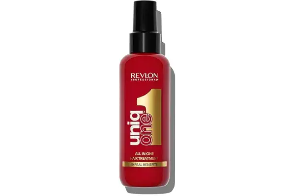 REVLON PROFESSIONAL UniqOne All in One Protector Térmico Pelo, Hidratación Profunda Cabello, Tratamiento en Spray sin Aclarado, Desenredante Pelo Mujer, Fragrancia Classic 150 ml