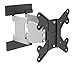 Produktbild Savonga Premium Aluminium TV Wandhalterung doppelarm superflach neigbar schwenkbar für LED OLED UHD 4K TV Fernseher wie Samsung LG 23 27 32 43 Zoll VESA 100x100 200x100 200x200 hält bis 30KG TÜV GS zertifiziert 522109N