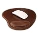 Produktbild OTTO Ledermauspad Londo Leder oval mit Handgelenkauflage dunkelbraun