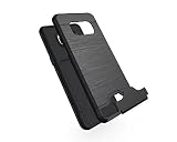 Galaxy S8 Hülle, Nakeey Schutzhülle [Schwarz] Bumper Case Kratzfeste Schlanke Handyhülle Schutzhülle [Card Slot] Cover Ständer für Samsung Galaxy S8 2017 - 3