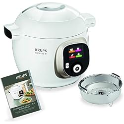 Krups cz7101 Multicuiseur cook4me Plus, 4 l, 1200 W, Blanc/Gris