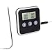 Produktbild Lantelme 4925 Digital Einstich/Küchen/Braten/Ofen Thermometer mit Fühler bis 250 Grad, Farbe schwarz