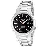 Seiko Herren-Armbanduhr XL Analog Automatik Edelstahl SNKA07K1